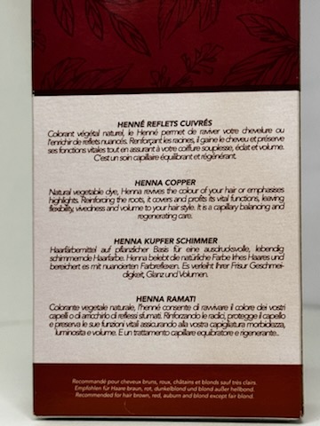 Henna do włosów KOLOR MIEDZIANY - obrazek 2
